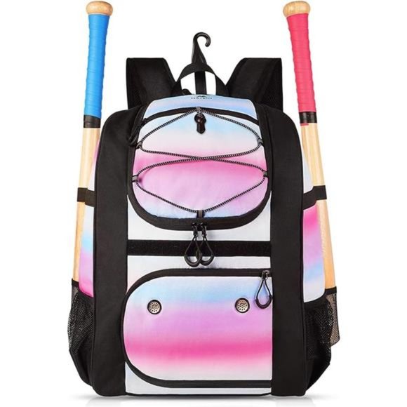 Softball Bag,Lightweight Baseball Bat Backpack with ShoeCompartment,Baseball Bag - Picture 6 of 6